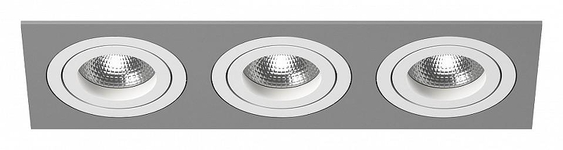 Встраиваемый светильник Lightstar Intero 16 i539060606 цвет Белый, Серый