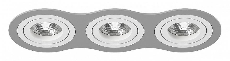 Встраиваемый светильник Lightstar Intero 16 i639060606 цвет Белый, Серый