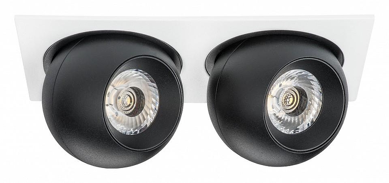 Встраиваемый светильник Lightstar Intero BALL i5267272 цвет плафона/подвески Черный, цвет арматуры Белый