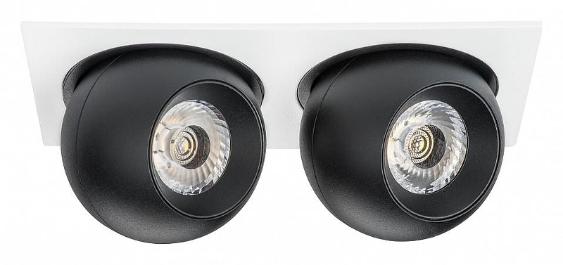 Встраиваемый светильник Lightstar Intero BALL i5267474 цвет плафона/подвески Черный, цвет арматуры Белый