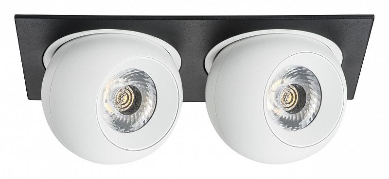 Встраиваемый светильник Lightstar Intero BALL i5276262 цвет плафона/подвески Белый, цвет арматуры Черный