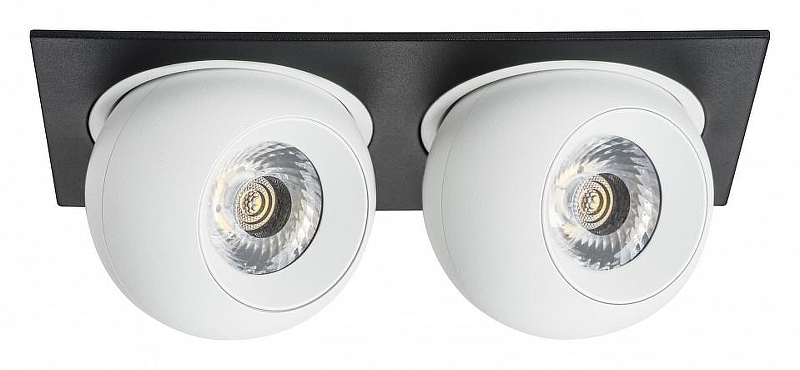 Встраиваемый светильник Lightstar Intero BALL i5276464 цвет плафона/подвески Белый, цвет арматуры Черный