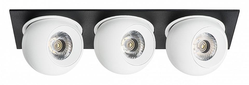 Встраиваемый светильник Lightstar Intero BALL i537626262 цвет плафона/подвески Белый, цвет арматуры Черный