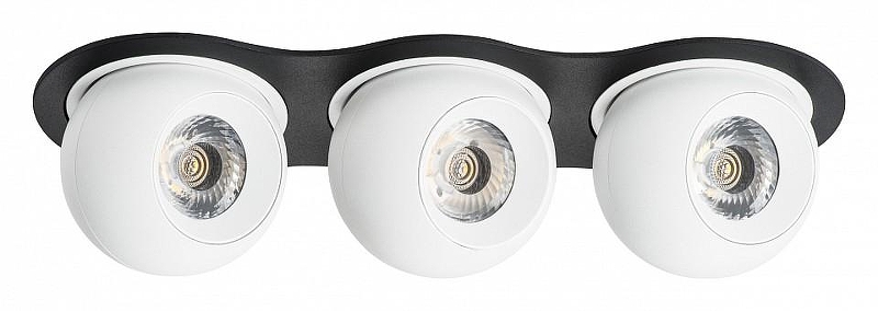 Встраиваемый светильник Lightstar Intero BALL i637626262 цвет плафона/подвески Белый, цвет арматуры Черный