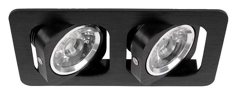 Встраиваемый светильник Loft it Screen 10328/2A Black цвет Черный