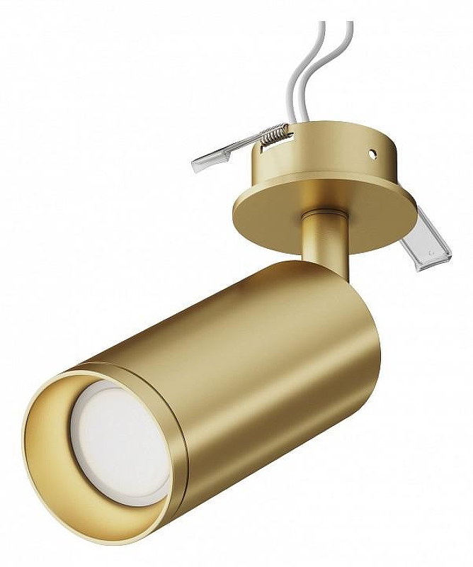 Встраиваемый светильник Maytoni Ceiling Wall Focus C018CL-01MG цвет плафона/подвески Золото, цвет арматуры Золото
