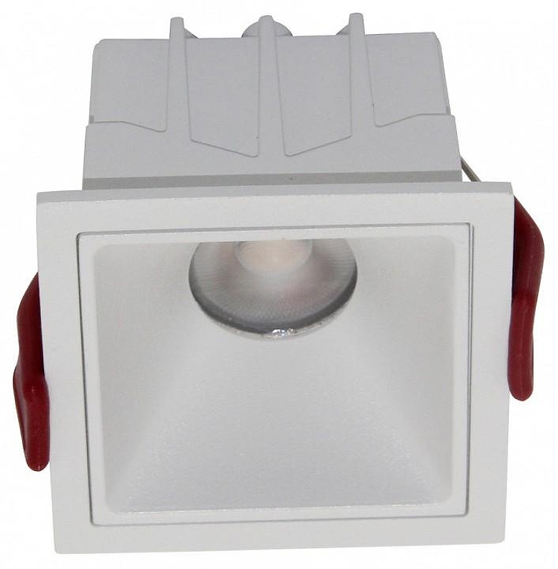 Встраиваемый светильник Maytoni Downlight Alfa LED DL043-01-10W3K-SQ-W цвет Белый