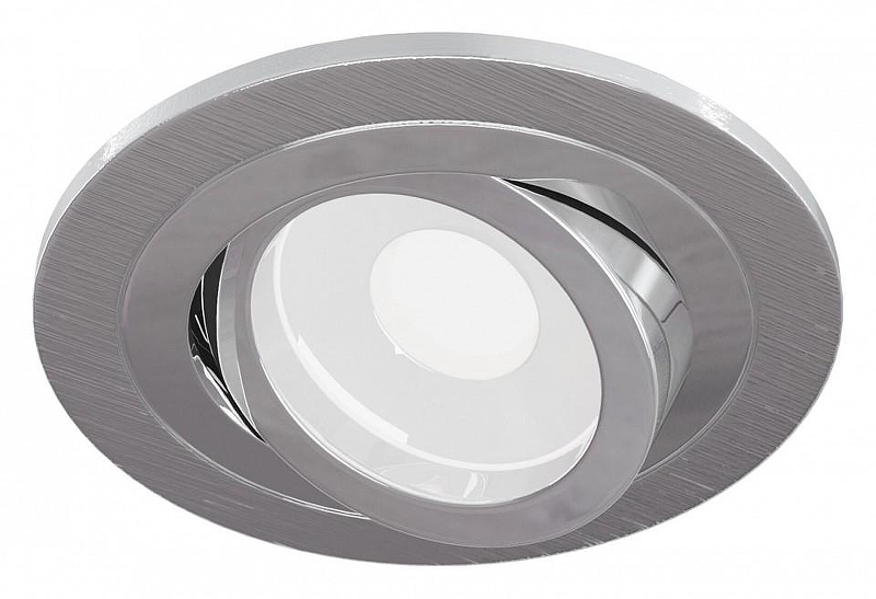 Встраиваемый светильник Maytoni Downlight Atom DL023-2-01S цвет Хром