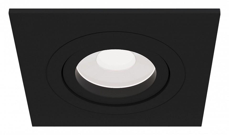 Встраиваемый светильник Maytoni Downlight Atom DL024-2-01B цвет Черный