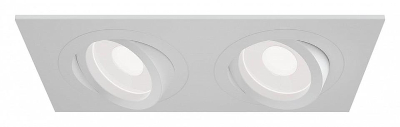 Встраиваемый светильник Maytoni Downlight Atom DL024-2-02W цвет Белый
