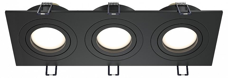 Встраиваемый светильник Maytoni Downlight Atom DL024-2-03B цвет Черный