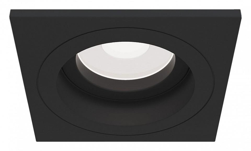 Встраиваемый светильник Maytoni Downlight Atom DL026-2-01B цвет Черный