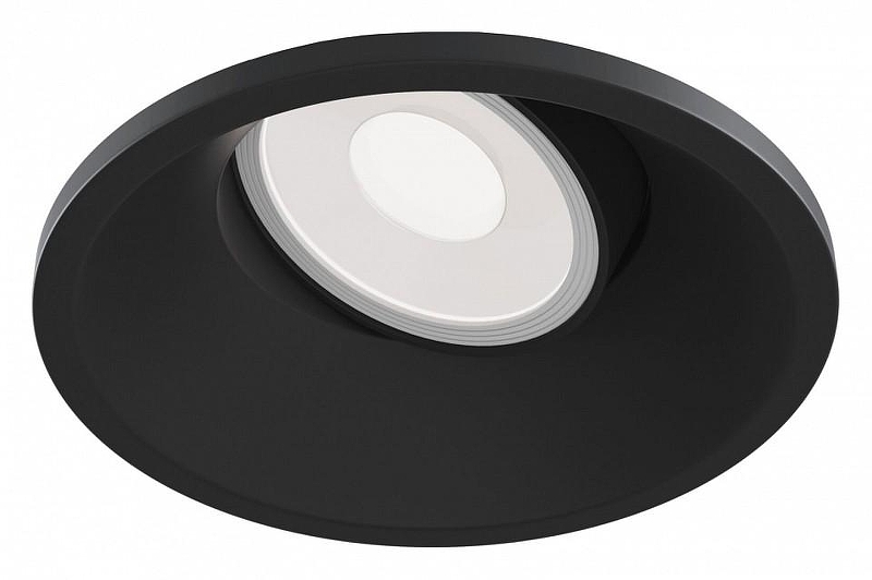 Встраиваемый светильник Maytoni Downlight Dot DL028-2-01B цвет Черный