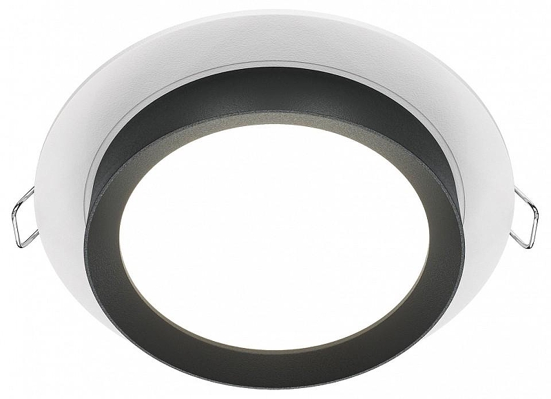 Встраиваемый светильник Maytoni Downlight Hoop DL086-GX53-RD-WB цвет Белый, Черный