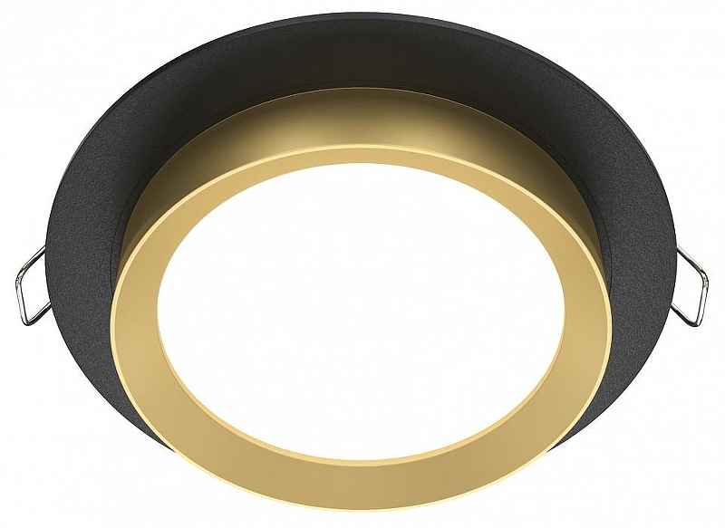 Встраиваемый светильник Maytoni Downlight Hoop DL086-GX53-RD-BG цвет Золото, Черный