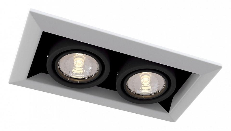 Встраиваемый светильник Maytoni Downlight Metal Modern DL008-2-02-W цвет Белый