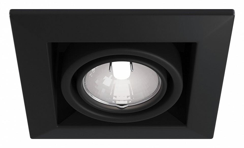 Встраиваемый светильник Maytoni Downlight Metal Modern DL008-2-01-B цвет Черный