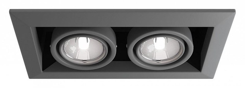 Встраиваемый светильник Maytoni Downlight Metal Modern DL008-2-02-S цвет Хром