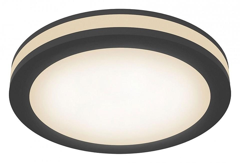 Встраиваемый светильник Maytoni Downlight Phanton DL303-L12B цвет плафона/подвески Белый, Черный, цвет арматуры Черный