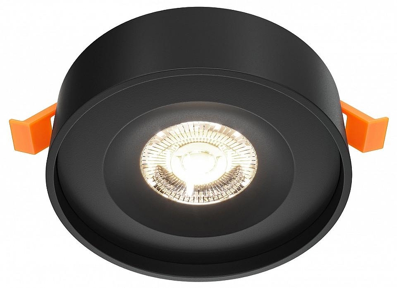 Встраиваемый светильник Maytoni Downlight Planet DL035-2-L6B4K цвет Черный