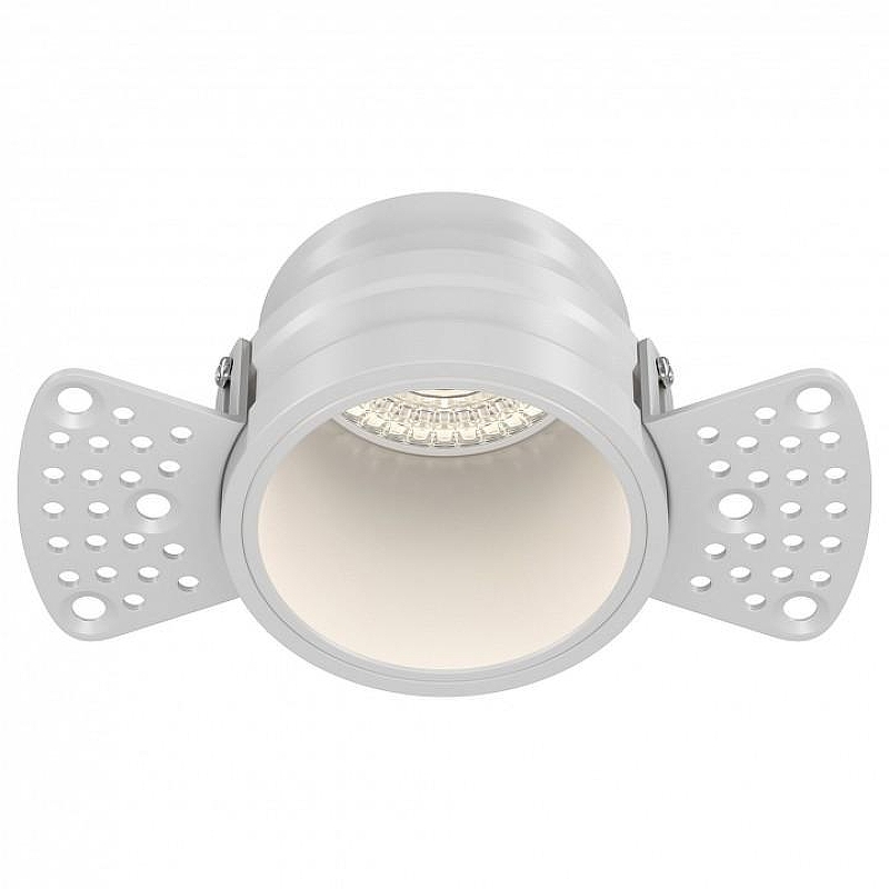 Встраиваемый светильник Maytoni Downlight Reif DL048-01W цвет плафона/подвески Белый, цвет арматуры Белый