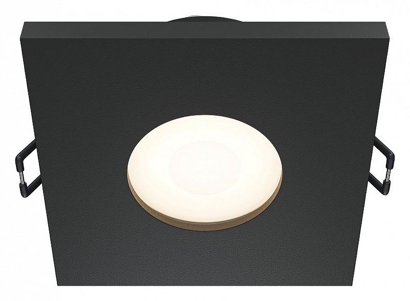 Встраиваемый светильник Maytoni Downlight Stark DL083-01-GU10-SQ-B цвет Черный