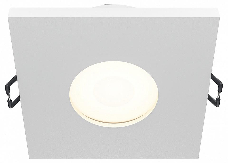 Встраиваемый светильник Maytoni Downlight Stark DL083-01-GU10-SQ-W цвет Белый