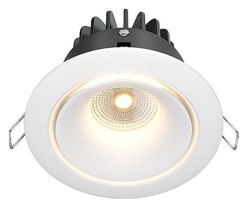 Встраиваемый светильник Maytoni Downlight Yin DL031-2-L12W цвет плафона/подвески Белый, цвет арматуры Белый