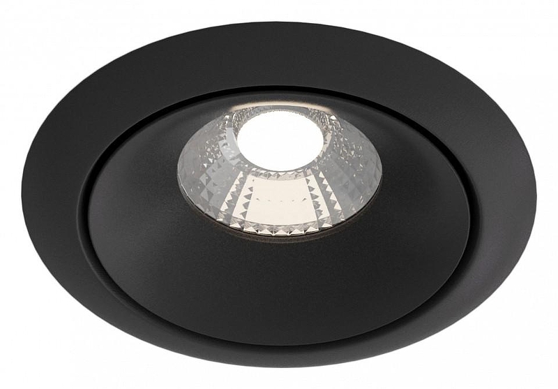 Встраиваемый светильник Maytoni Downlight Yin DL031-L12W3K-D-B цвет Черный