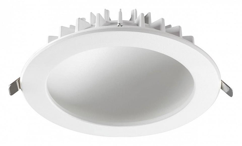 Встраиваемый светильник Novotech Gesso 358807 цвет Белый