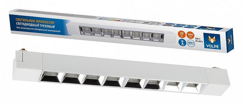 Встраиваемый светильник Volpe ULB-Q282 UL-00010121 цвет плафона/подвески Белый, цвет арматуры Белый