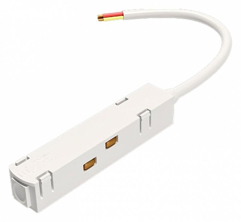 Ввод питания Maytoni Magnetic track system Accessories for tracks TRA004B-22W цвет арматуры Белый