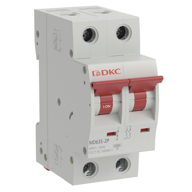 выключатель автоматический модульный DKC YON max 32А 2P 4,5кА C