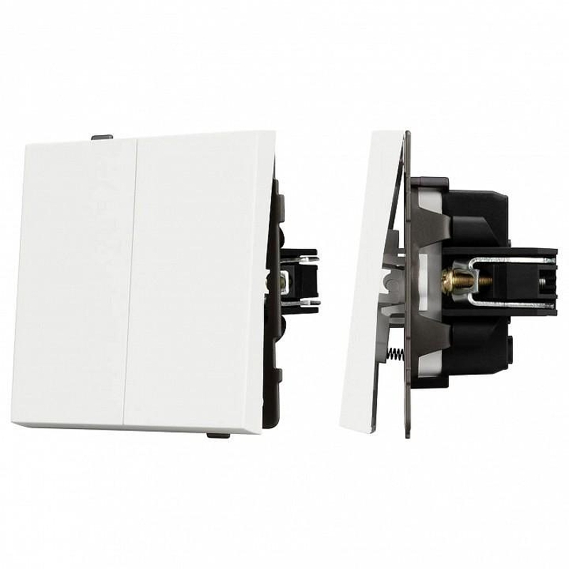 Выключатель для жалюзи без рамки Arlight SWT 054561 цвет Белый