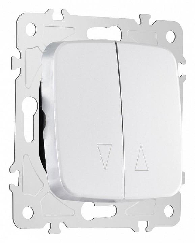 Выключатель для жалюзи без рамки Arte Milano 205 205.38-2.silver цвет Серебро