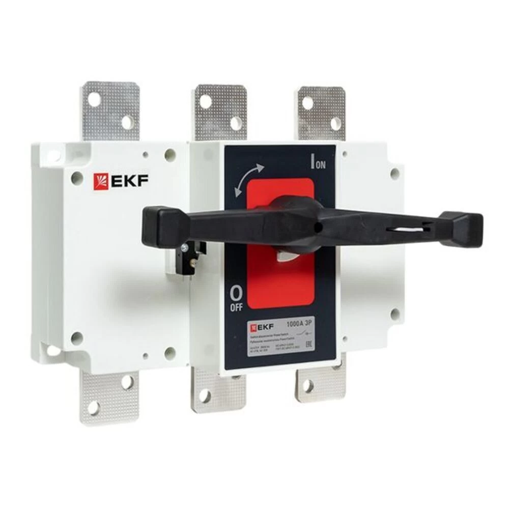 Выключатель нагрузки EKF PowerSwitch 3P 1000А 400-690 В на монтажную плату (psds-1000-3)