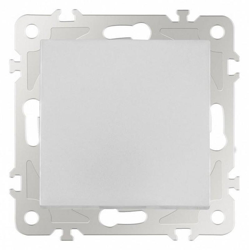 Выключатель одноклавишный без рамки Arte Milano 206 206.30-1.silver цвет Серебро