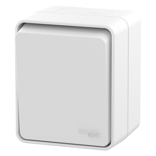 выключатель самовозвратный (кнопка) SYSTEME ELECTRIC Atlas Design Profi54 белый