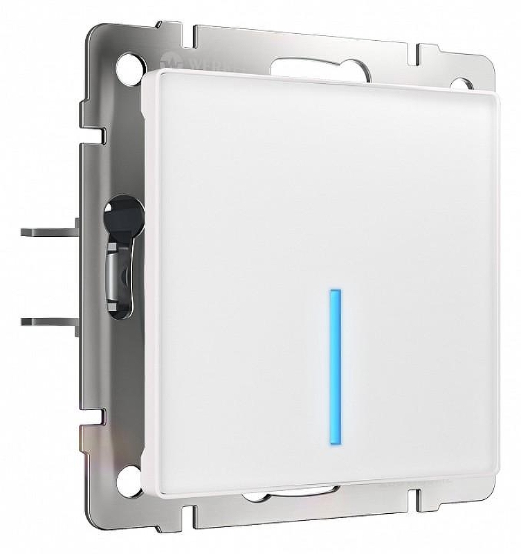 Выключатель сенсорый одноклавишный с подсветкой и функцией Wi-Fi, без рамки Werkel белый W4510601 цвет Белый