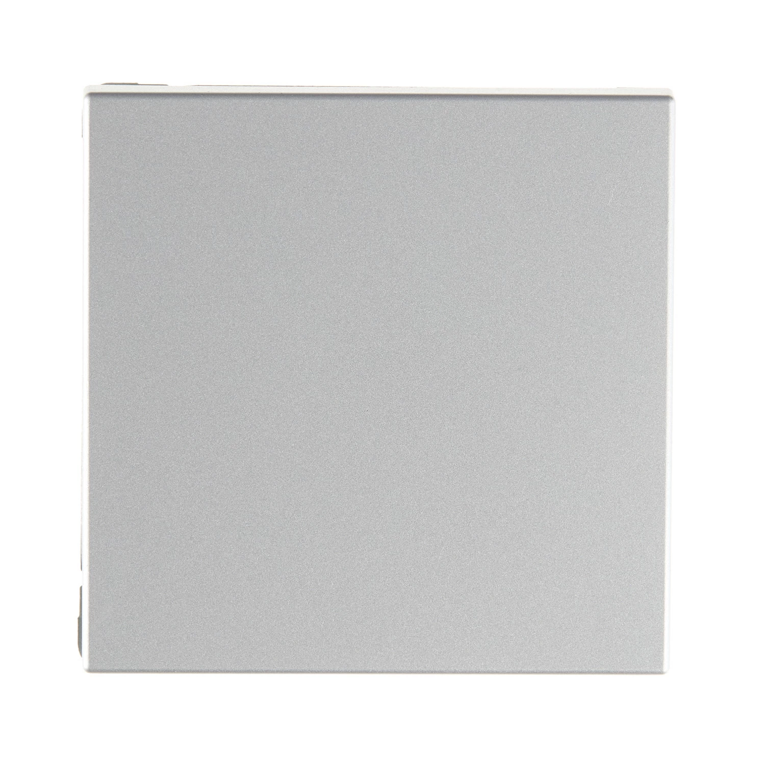 Выключатель Systeme Electric ArtGallery одноклавишный встраиваемый алюминий (GAL000311)