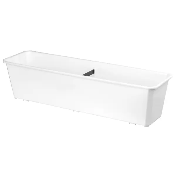 Ящик балконный Homver 60x17x15 см v10.5 л пластик белый