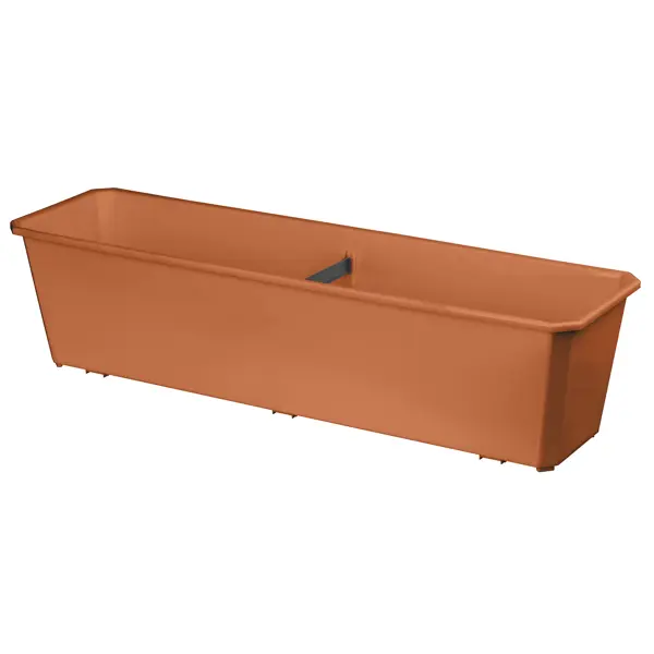 Ящик балконный Homver 60x17x15 см v10.5 л пластик терракотовый