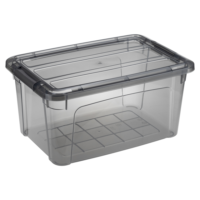 ящик IDEA КИП 5,7л 20x30x15cм пластик с клипсами, крышкой