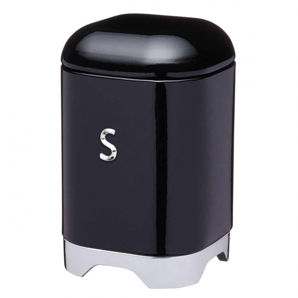 Ёмкость для сахара Kitchen Craft Lovello Retro black