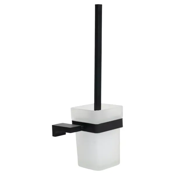 Ёршик для унитаза Swensa Lucid SWR-5400-08-BLK, подвесной, цвет прозрачный/черный