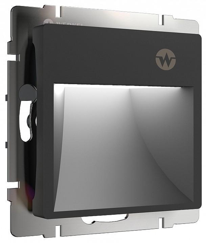 Заглушка для поста с подсветкой, без рамки Werkel черный матовый W1154608 цвет Черный