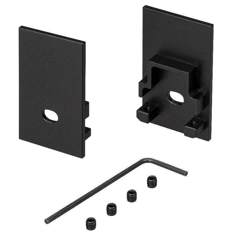 Заглушка для профиля Arlight SL-Comfort 031737 c отверстием Черный