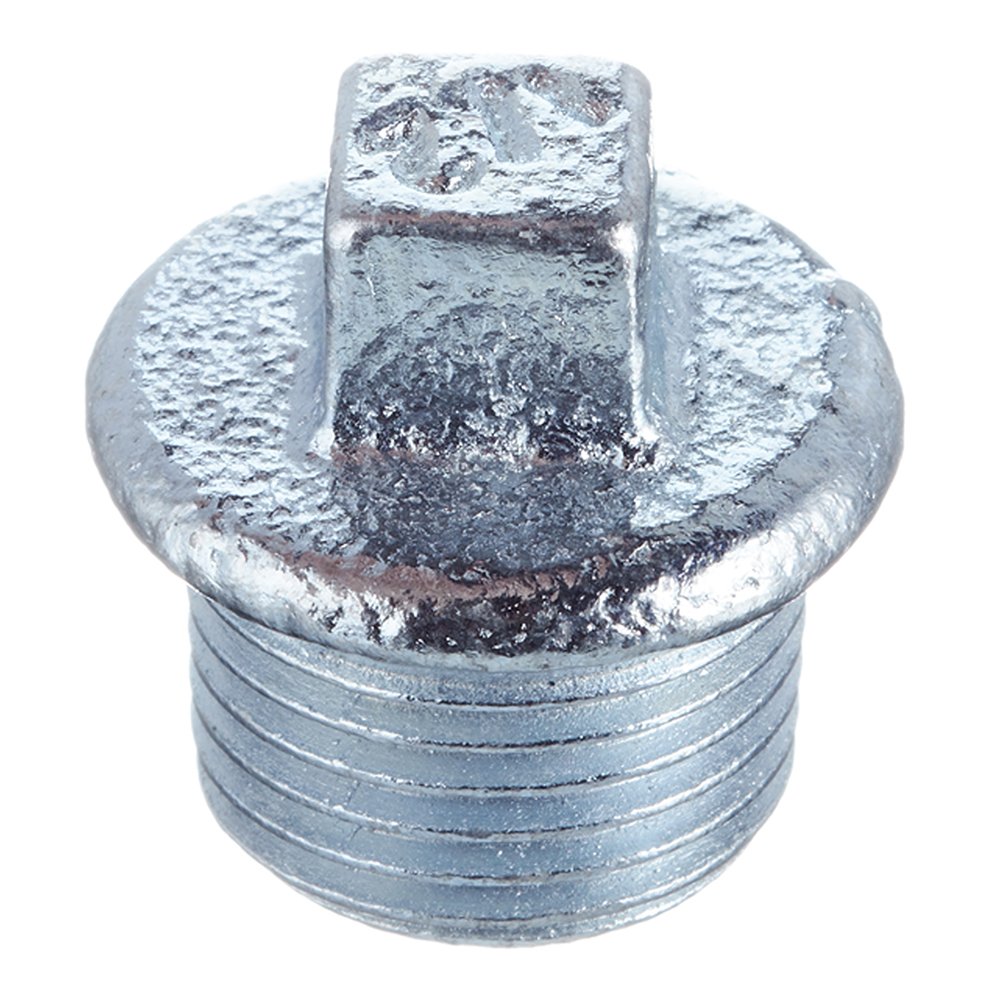 Заглушка Gebo Platinum 1/2 НР(ш) чугунная оцинкованная (290-4V)