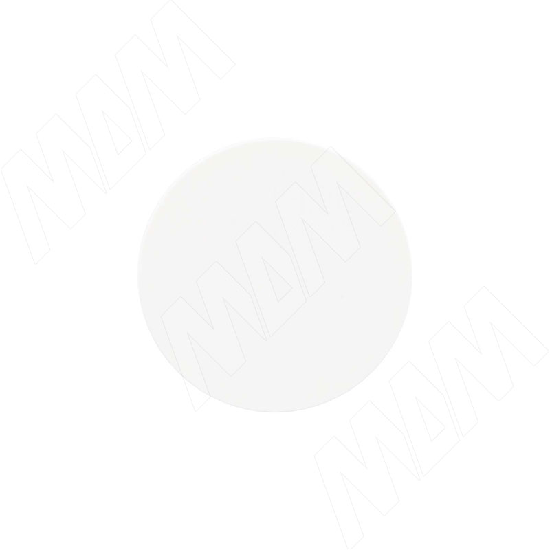 Заглушка самоклеящаяся, D20 мм, Алебастр, гладкая (Eg U104, Kr 7031), 54 шт. (U104.10.20)