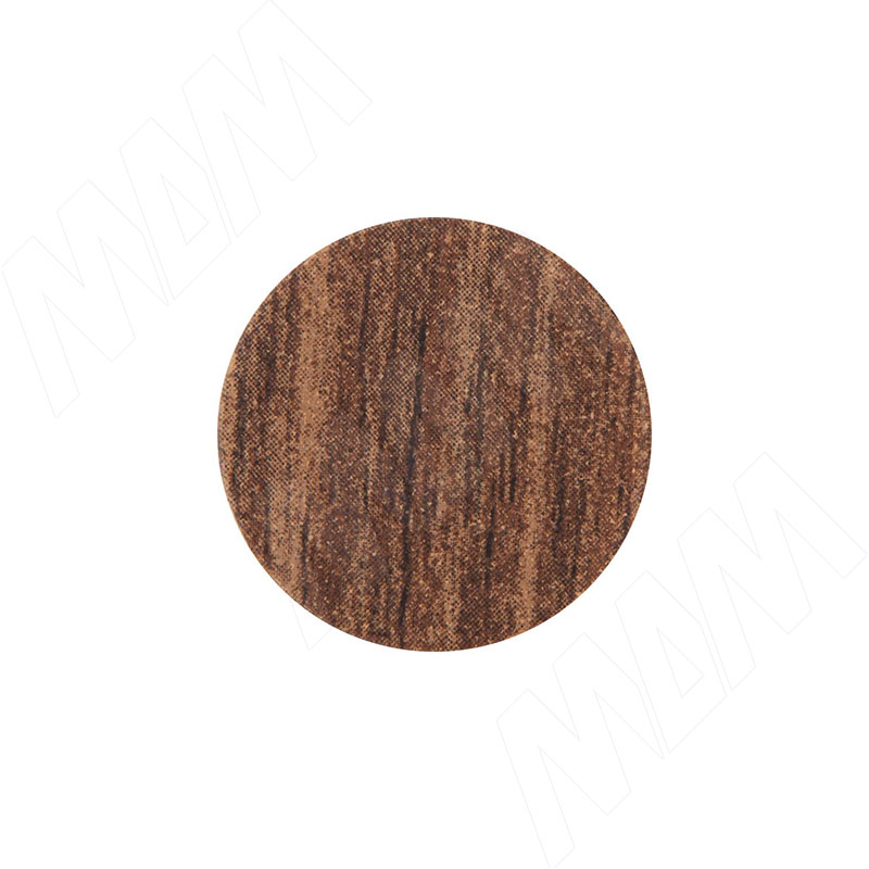 Заглушка самоклеящаяся, D20 мм, Орех Тьеполо, гладкая (Kr 8953), 54 шт. (8953.10.20)